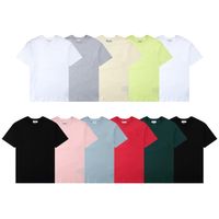 2021 Erkekler ve Kadınlar T Gömlek Tasarımcısı Tee Kalp Şekli Nakış Rahat Yaz Nefes Giyim En Kaliteli Giysi Çiftler Tees Unisex Modeli