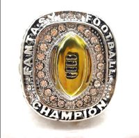 Alta qualidade personalizado campeonato de futebol anel moda homens jóias de esportes clássico réplica fãs coleção presentes