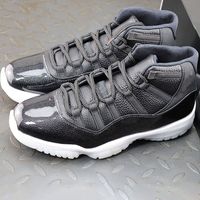 Высококачественный jumpman 11 баскетбольная обувь 72 10 черно-белые 11-секунские дизайнерские модные спортивные кроссовки размером с 5,5-13