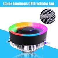 Cooler Silent Low-Profile Cooling Fan Heatsink CPU LED Ring Air For Computer GK99 Laptop Pads