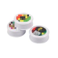 3 Layers Plastic Dry Herb Grinder Height 1inch Smoking Tobac...