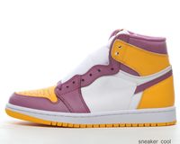 Jumpman 1 high OG Brotherhood basketball shoes White Purple Yellow men women Sports Shoes Sneakers trainers