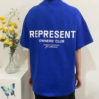 Camisetas para hombres Camiseta azul 2022 Hombres Mujeres 1: 1 Propietarios Club Camiseta