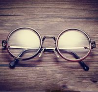 Óculos de leitura redonda Mulheres Homens Full-Rim Liga Quadro Clássico Moda Retro Alta Qualidade Anti Blu Ray 1 2 3 a 4 Óculos de sol