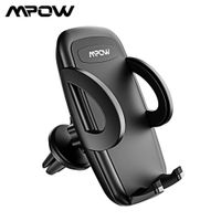 MPOW CA040 Air Vent Auto Mount Verstelbare Dashboard Mount Houder Quick Release-knop voor iPhone 11 Plus / Huawei / Galaxy S7