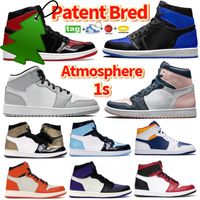 2022 Fashion 1 1s Mens Basketball Shoes Royal Patent Bred Mid Light Smoke Grey Chicago University Blue A Ma Maniere Bordeaux Prototype Men