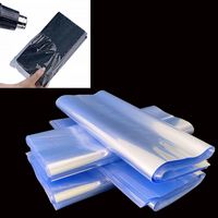 Gift Wrap 100PCS PVC Heat Shrink Storage Bag Retail Seal Packing Clear Plastic Polybag Cosmetics Packaging Pouch