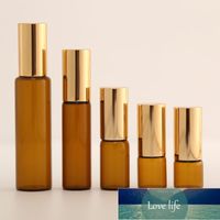 1 ml 2 ml 3m 5 ml 10ml amber rulo rulo şişe üzerinde uçucu yağlar için doldurulabilir parfüm şişesi deodorant kapları