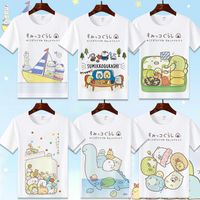 Women's T-Shirt 1PCS Sumikko Gurashi Cute Japan Fashion Anime TShirts Casual Shirt Short Sleeve Summer Cartoon Tshirt Unisex Birthday Gifts