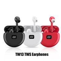 TW13 TWS Bluetooth fones de ouvido sem fio fone de ouvido esporte microfone fone de ouvido música fone de ouvido com caixa de carregamento para xiaomi huaweie21a23 a04
