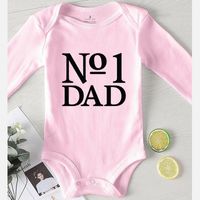 Jumpsuits Infant Girls Rompers Born Baby Winter Clothes Printing Dad Jumpsuit Kids Autumn Cotton Toddler Costume Clothing