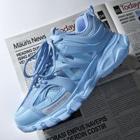 Lüks Marka Tasarımcısı Kadın Erkek Cusual Ayakkabı Parça 3.0 Sneakers Deri Eğitmenler Naylon Baskılı 3 M Üçlü S Platformu Moda En Kaliteli Kutusu Ile