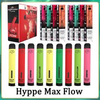 Hype Max Flow 2000Pappen Einweg-Vape E-Zigarette 6ml Vorgefüllte Kartuschen Pods 900mAh Batterie-Verdampfer plus Kangvape-Areee-Tank