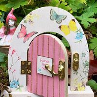 Miniature Fairy Gnome Window Door Figurines Elf Home For Yard Art Garden Sculpture Statues Decor Outdoor Y0914