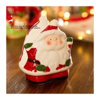 Kubki Boże Narodzenie Kubki do kawy Rattle Creative Ceramic Snowman Cup Handmade Microwave Śniadanie Kubek Utrzymuj ciepłe Canecas DECERTIDAS