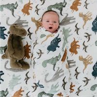 Bir 70% Bambu Bebek Kundak Muslin Battaniye Kalitesi Daha İyi Aden ANAIS Bebek Çok Kullanımlı Büyük Bezi Battaniye Bebek Wrap 211105