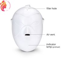 Ultrasonik Atomizasyon Maskesi Yüz Cilt Bakımı Güzellik Makinesi Anti Aging Fototerapi Kırışıklık Temizleme Yüz Vapur