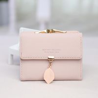 Wallets Women' s Mini Wallet 2021 Korean Small Fresh Lea...
