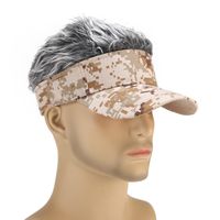 2021 камуфляжная бейсболка с париками Рыболовные колпачки Мужчины открытый охотничий камуфляж джунгли шапка Airsoft Tactical Hiking Casquette Hats