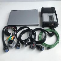 Teşhis Araçları Mecedes Aracı MB Yıldız C5 SD CE Connect Laptop ile Kompakt D630 V2021.06V D / X / W HDD Yazılım Hazır İşlem