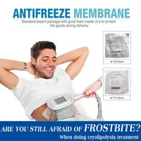 Yeni Yükleme Soğuk Zayıflama için Anti Freeze Membran Cryolipolysis DHL için Antifriz Membran Cryo Ped