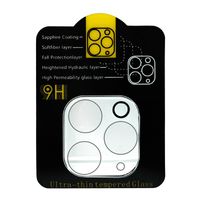 3D HD Clear Kratzfestes hintere Kamera-Objektivschutz-gehärtetes Glas mit einem Flash-Kreis für iPhone 13 12 Mini 11 Pro Max-Schutzglas