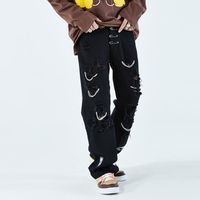 Compre al por mayor Jeans Rotos Negros Para Mujer de bajo precio \u0026 de  calidad con envío gratuito | Es.DHgate