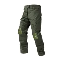 Men&#039;s Pants Military Tactical CP Green Camouflage Cargo US Army Paintball Combat Trousers With Knee Pads Work Clothing