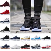Cheap 11 Gym Gym Red Space Jam 45 GS Midnight Navy 'Win Like 82' Heiress Black Men Basket Pallacanes Shoes 11s Space Jams 45 Sport Sneakers US 5.5-13