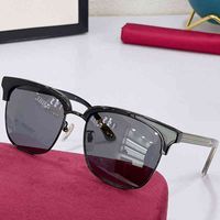 남성용 선글라스 0382 순수 블랙 플레이트 금속 퓨전 프레임 스타 같은 스타일 클래식 캐주얼 쇼핑 안경 UV400 보호 높은