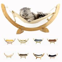 Camas de gato mobília Soft Susping cadeira árvore hammock cama janela gaiola lavável pet kitty verão tapete de inverno
