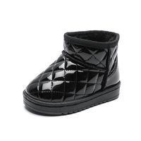 Çocuklar Çizmeler Çocuk Ayakkabı Kız Erkek Ayakkabı Sonbahar Kış Bebek Kısa Kar Boot Deri Su Geçirmez Sıcak giyim B8995