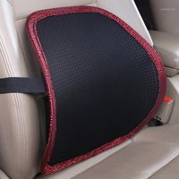 Seat Cushions 40*40cm Mesh Car Cushion Waist Protection Support Breathable Lumbar Pillow Office Chair Back Pain Auto Accessories