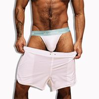 Gay Underwear Men Briefs Cotton Breathable U Convex Cuecas T...