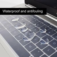 Klavye Kapakları Evrensel Laptop Kapak Koruyucu Dizüstü Film 12 ila 17 inç Su Geçirmez Toz Geçirmez Silikon