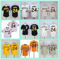 Retror Baseball Vintage 24 Barry Bonds Jersey Men Team Color All Stitched Pullover Retire Flexbase Cool Base Black White Grey Yellow Camo