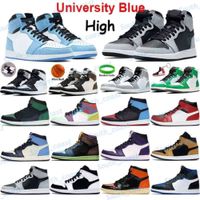 University Blue Basketball Shoes Mens Sneakers Torça Obsidiana Unc Si Ere Dark Mocha Luz Luz Fumo Fumo Grey Lucky Verde Sombra Homens W Sportsking