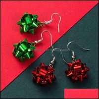 Charm Ohrringe Schmuck Europäische und amerikanische Mode Weihnachten Metallstern Schneeflocke Ins Geschenk Drop Lieferung 2021 q0ka2