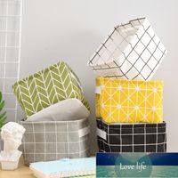 DIY Desktop Storage Basket Sundies Ropa interior Juguete Caja de almacenamiento Cosmetic Libro Organizador Papelería Papelería Cesta de lavandería