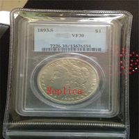 wholesale pcgs one morgan coins 1893 MS63 //1893-S Genunuine AU50 F15 VF30 XF40 US DOLLAR