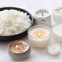 Natural Soy Wax Candle Raw Material DIY Candle Making Handcr...