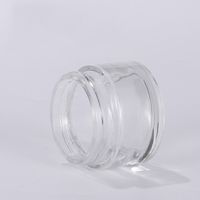 Hurtownie Clear Glass Jar Cream Butelka 5g -100g okrągłe słoiki kosmetyczne ręcznie twarz pakowania butelek z różową złotą pokrywą aluminiową