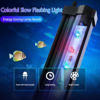Aquarien Beleuchtung Aquarium Licht LED Wasserdichte Fischtank 7 Farben Unterwasserlampe Dekor Pflanze US EU-Stecker