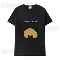 T-shirt de cr￩ateur pour hommes d'￩t￩ T-shirt London Angleterre Classic LETTER ANIMAL ANIMAL COTON TSHIRT TOE TOE