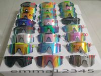25 Farbe Original Sonnenbrille Radfahren Gläser schnelles Schiff MTB Fahrrad Brillen winddicht Ski Sport keine polarisierte UV400 für Männer / Frauen Großhandel