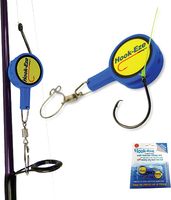 2 pz / confezione Knot da pesca Tying Tool per legare la linea di pesci a ganci da pesca Cover Sharp Fishhooks Attrezzature Tie Knots Accessori Quick Fly