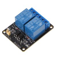 2 Channels Dc 5V Relais Switch Module for Arduino Raspberry Pi Arm Avr Dsp