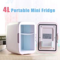 DC portátil freezer 4l mini geladeira geladeira geladeira 12v refrigerador aquecedor de veículos universais
