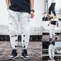 Herenbroek Casual Overalls Pant Sports Jogging Zomer Streetwear Joomers Straight White Male Hiphop Pockets Broek 8.26