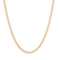 Correntes AU750 18K real sólido ouro amarelo link cubano cadeia colar jóias para as mulheres